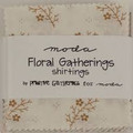 Mini Charm Squares - Floral Gatherings Shirtings