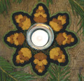 LS Pine Cone Candle Mat pattern