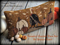 Harvest Thyme in Olde New England punchneedle pattern designer Vermont Harvest Folk Art