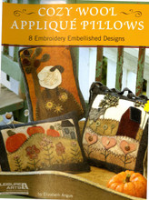 Cozy Wool Appliqué Pillows by Elizabeth Angus