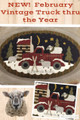  Vintage Truck Thru the Year - February pattern by Buttermilk Basin - Stacy West -  kit by Auntie Ju's Quilt Shoppe