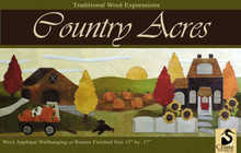 Country Acres pattern designed by Jan Mott of Crane Designs kit by Auntie Ju's Quilt Shoppe  