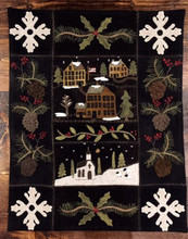 Snow Village pattern designed by Cricket Street Wool