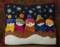Didn't We Used To Be a Blizzard? pillow pattern designed by Karen Hahn, Horse and Buggy Country
