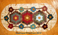 Grannie's Flowers Table Runner pattern by Missie Carpenter