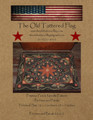 Pennies and Petals punchneedle design Old Tattered Flag