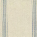 Natural w/denim stripe 16" 100% cotton toweling 12553-44