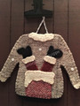 Ornament - Ugly Sweater Santa In Chimney 