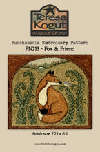 Fox,Friend,punch,needle,pattern,designer,Teresa,Kogut,Auntie,Jus,Quilt,Shoppe