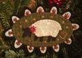 Sheep,Penny,Ornament,pattern,designer,Primitive,Gatherings,