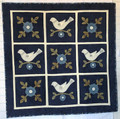 Dove,Rose,Wall,Quilt,pattern,designer,Carried,Away,kit,Auntie,Jus,Quilt,Shoppe