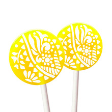 Lollipops - Lemonade with Candied Vanilla Glaze (5)