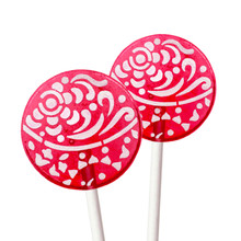 Lollipops - Raspberry with Candied Vanilla Glaze (5)