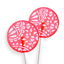 Strawberry Cream Lollipops (5)
