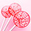 pink lollipops, girl lollipops pink party lollipops, princess lollipops, natural lollipops, vegan lollipops, organic lollipops, gourmet lollipops, strawberry lollipops, baby shower lollipops, wedding lollipops