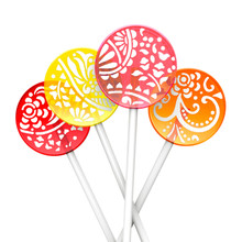 Mixed Fruity Lollipops (5)