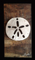 Reclaimed Wood with Metal Sand Dollar