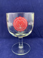 VINTAGE CLEAR GLASS OHIO STATE UNIVERSITY SUDS BOWL WIDE WINE GLASS