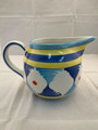 PIER-ONE ITALIAN MADE COLORFUL HANDPAINTED PITCHER