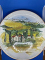 ©2008 WILLIAMS-SONOMA "PAYSAGE" DECORATIVE SALADE PLATE MADE IN ITALY