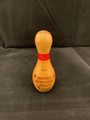 3 VINTAGE 1960'S MINI WOODEN BOWLING PIN TROPHIES