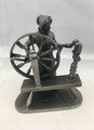 1975 THE FRANKLIN MINT "THE SPINNER" FINE PEWTER FIGURINE