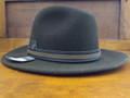 NEW WITH TAGS BAILEY OF HOLLYWOOD BRANDT LANOLUX WALNUT BROWN WOOL FELT FEDORA
