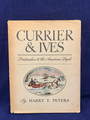 ULTRA RARE ©1942 CURRIER & IVES HARD COVER FIRST EDITION BOOK BY HARRY T. PETERS