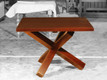 This is the side view of our Jacks Pedestal table