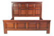 Mahogany Panel bed.King size. Available pine, cherry oak and painted finishes.