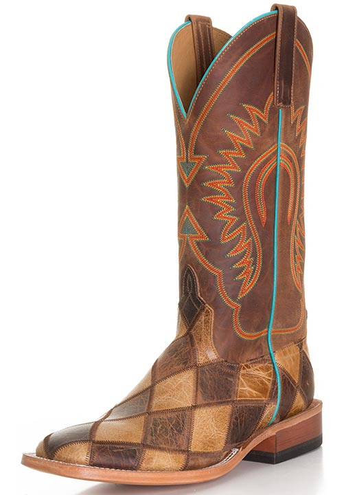 crazy train patchwork boots