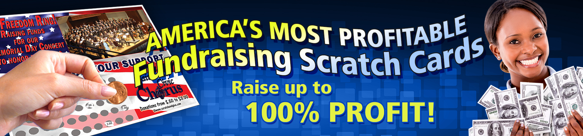 Fundraising Scratch off Cards