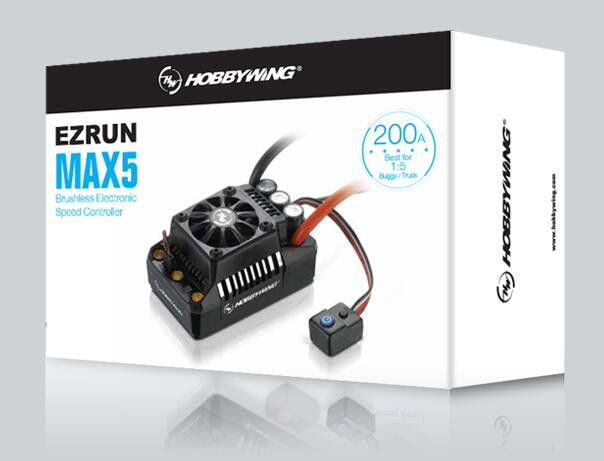 Hobbywing EzRun Max5 V3 200A rc car ESC Speed Controller Hobbywing EzRun Max5 V3 200A rc car ESC Speed Controller