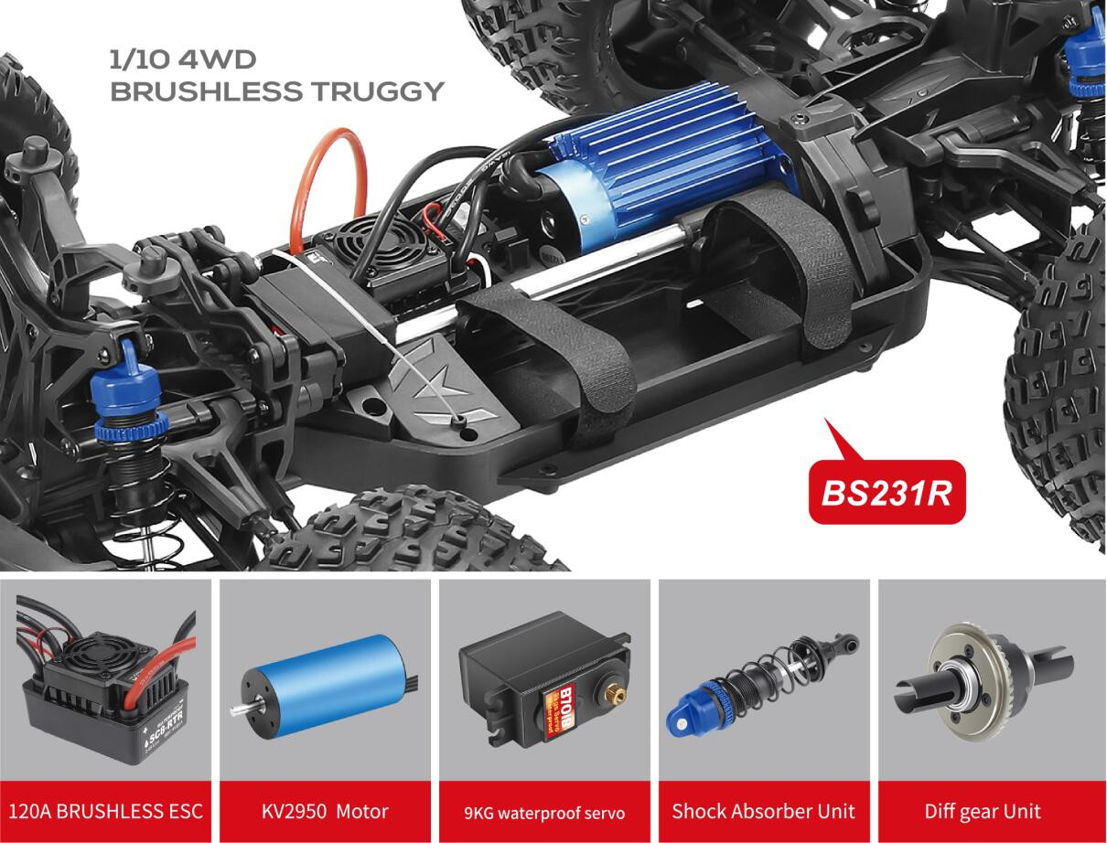 Exceed RC 1/10 2.4Ghz Electric Infinitive EP RTR Off Road