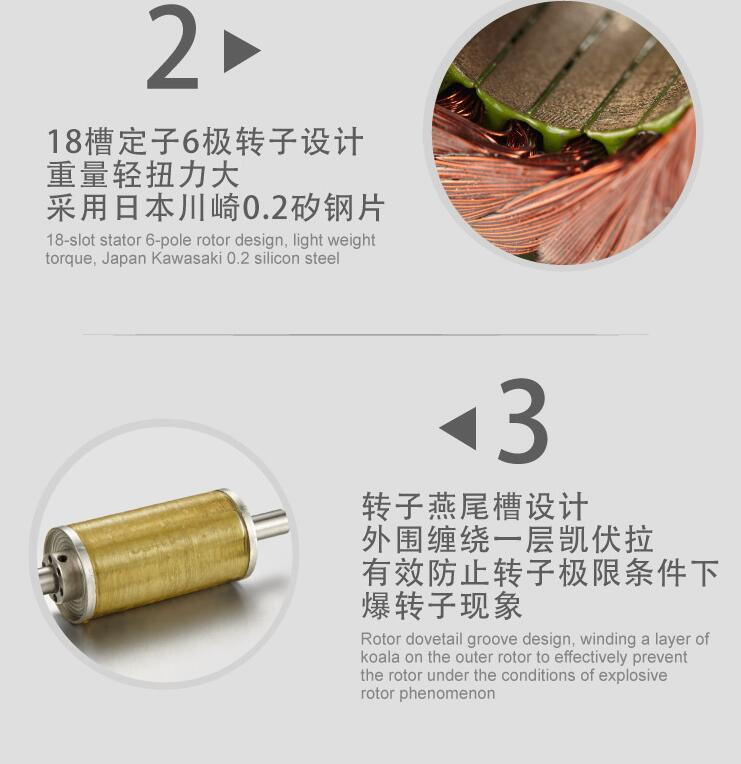 SSS 3660 1620KV / 2070KV / 2726KV Brushless Motor W/O Water Cooling
