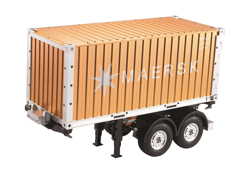 Hercules Hobby 1/14 Scale CNC Aluminum 20 Foot Container Semi