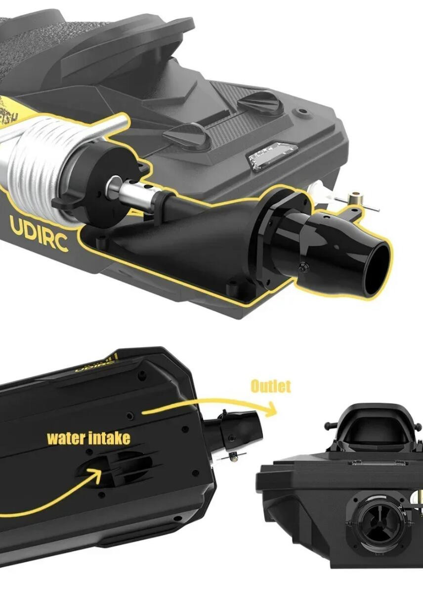 参考動画 RC 水上バイク ジェットスキー UDI023PRO ブラシレスモータ