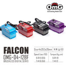 OMG FALCON OMG-D4-12BF Low Profile High Speed Brushless Metal Servo for 1/10 Dirft Car & Touring Car