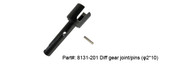 DHK RC CAR PARTS 8131-201 Diff outdrive /pins (dia 2*10mm)