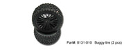 DHK 8131-010 Buggy Rear tire(2pcs) RC CAR PARTS