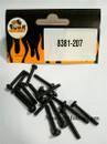 DHK RC CAR PARTS 8381-207 B head screw coarse thread (BB3*20mm) (16pcs)