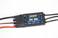FMS 80A ESC with 300mm input cable, 4.0mm motor connector, XT60 Plug PRESC023 For YAK130 V2 /Avanti V3/ 1700mm P-51/1700 F4U V3/70mm Viper 