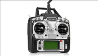 Flysky FS-T6 2.4GHz 6-CH 2.9" LCD TX Transmitter + RX Receiver Radio Control System - Black (8 x AA)