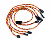 AMASS 30cm 22# JR twist Servos extension wire,female with hook AM-2004H (5pcs/bag)