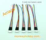 Amass 15cm 22# XH female connector Plug with PVC wire AM-1101B-5S (5pcs/bag)