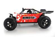 HIMOTO Barren 1:18 SCALE RTR 4WD ELECTRIC POWER DESERT BUGGY W/2.4G REMOTE BRUSHLESS VERSION Red 28671N