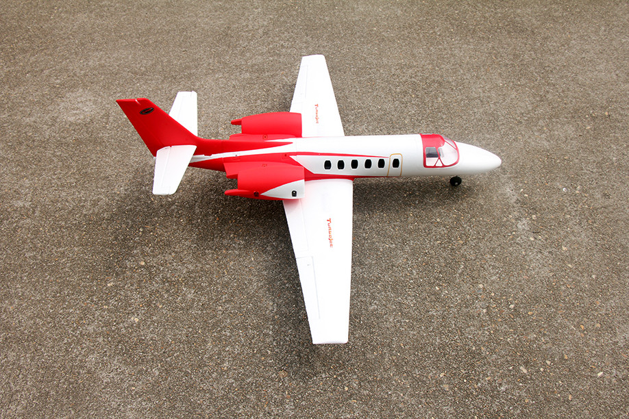 Dynam Cessna 550 Turbo Jet V2 Red Twin 64mm EDF RC Plane