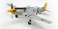 Dynam 1200mm P51 P51D Mustang V2 Sliver With Flaps RC Warbird Plane PNP DY8939