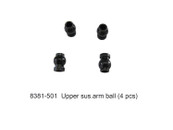 DHK RC CAR PARTS 8381-501 Upper Suspension Arm Ball (4pcs)