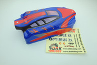 DHK RC CAR PARTS 8381-021 Optimus XL Printed body (PVC body, dark blue)
